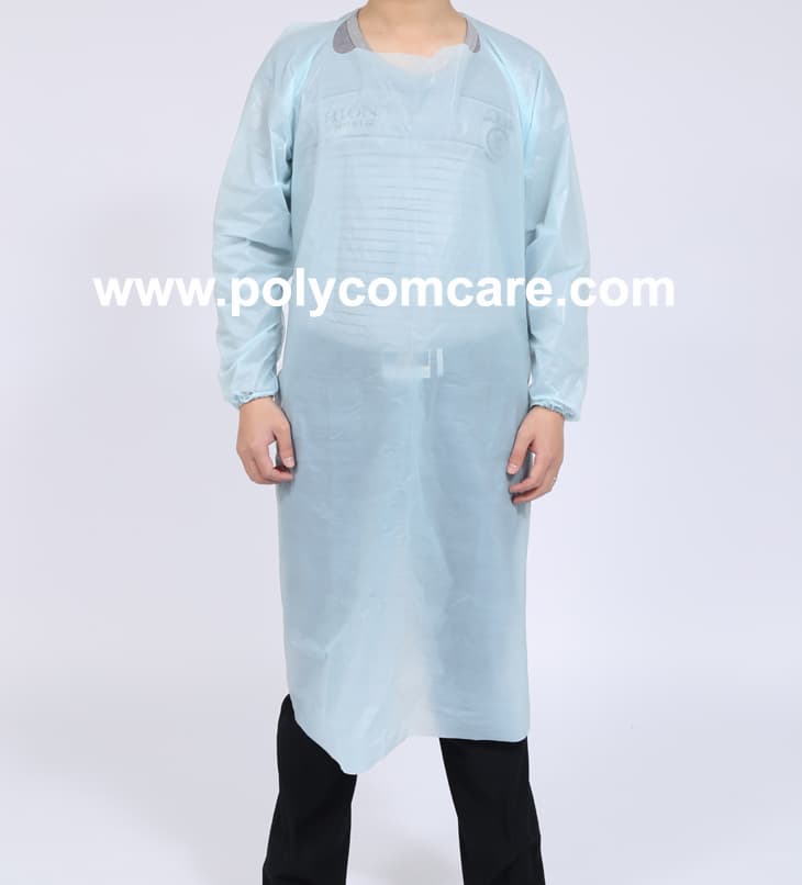 CPE_PE Elastic Cuff Style Surgical Gown